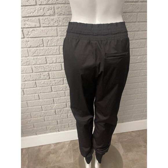 H&M Women Black Twill High Waisted Jogger Size 14 - Picture 2 of 12